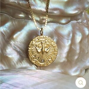 Authentic Communion by Joy Spirit Dove Medallion necklace